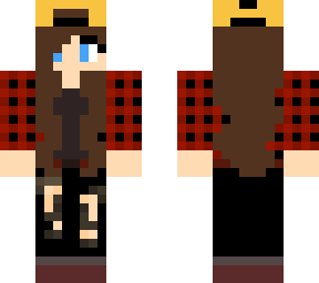brown haired female