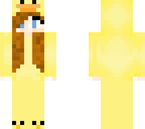 brunette in a duck onesie