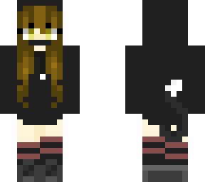 cat girl in hoodie