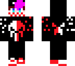 cool white and red boy