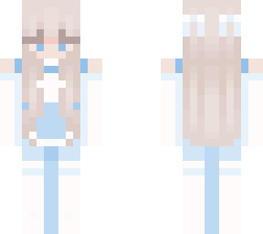cute blue maid