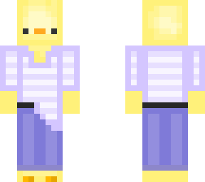 duck in everyday clothes