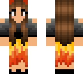 girl with fire dress - classic