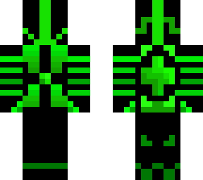 green black