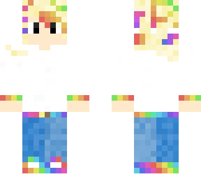 half rainbow half man