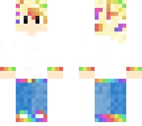 half rainbow half man