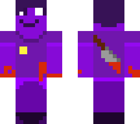 hombre morado