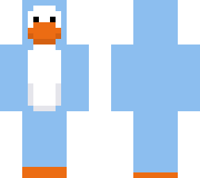 light blue penguin