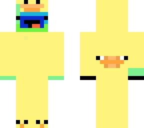 my face in a duck