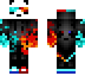 panda fire and ice theme