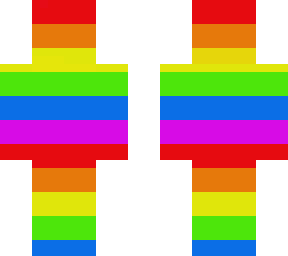 rainbow no face and no eyes
