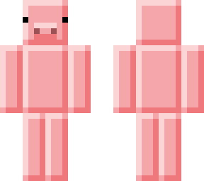 regular blocky pig