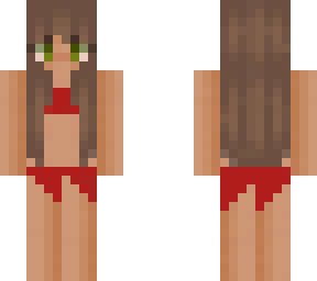 smoked red swimsuit