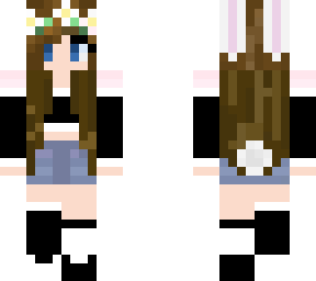 spring bunny girl