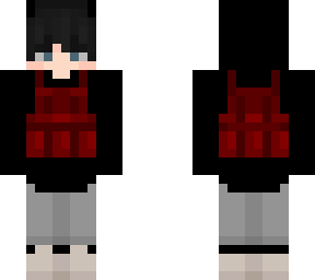 black & red matching