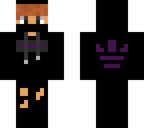 black and purple hoodie boy
