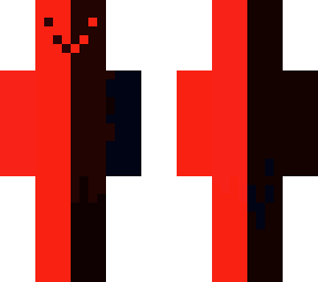 black and red slash