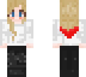 blonde and dyed red haired girl