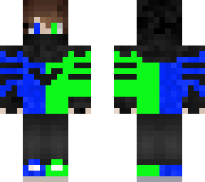 blue and green guy