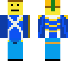 blue infantryman