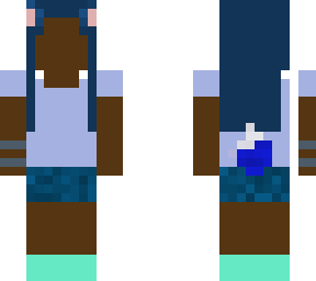 blue wolf girl