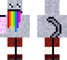 cat-horse-dog tongue vomiting a rainbow