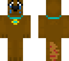 deppresed fat scooby doo with bloody diareha