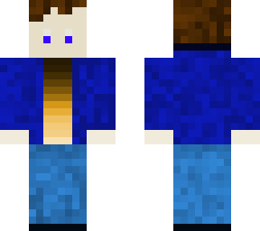 garon en veste bleu