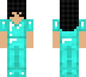 girl with dimond armor