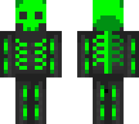 neon skeleton