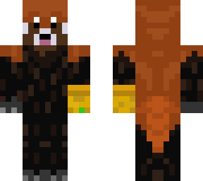 new red panda with infinity gauntlet