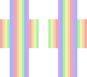 pastel rainbow