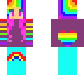 rainbow girl