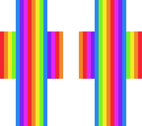 rainbow person