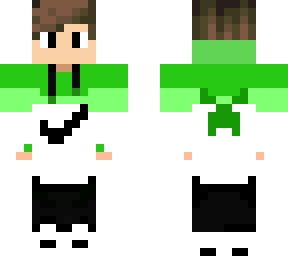 recolor green nike boy