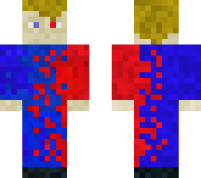 red and blue boy/guy