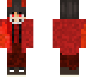 red demon bunny / conejo rojo demonio