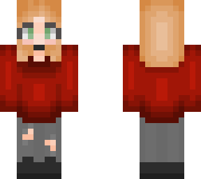 red sweater