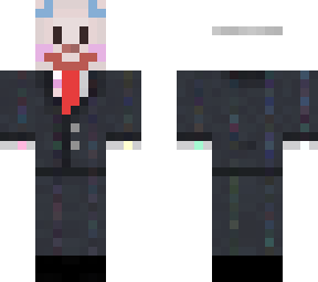 suit with clown mask