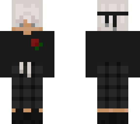 white hair dude