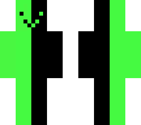 black and green slash