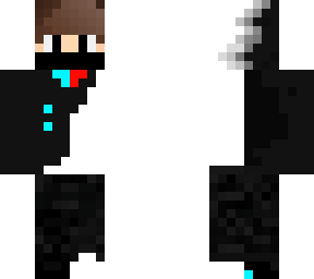 black and white