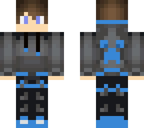 blue creeper hoodie