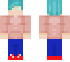 blue hair