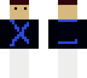 blue x