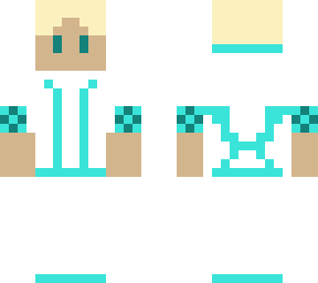 cool teal and white guy
