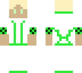 cool white and green guy