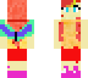cute fire dragon girl