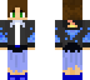greaser with a flame jacket