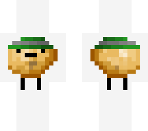 green hat potato
